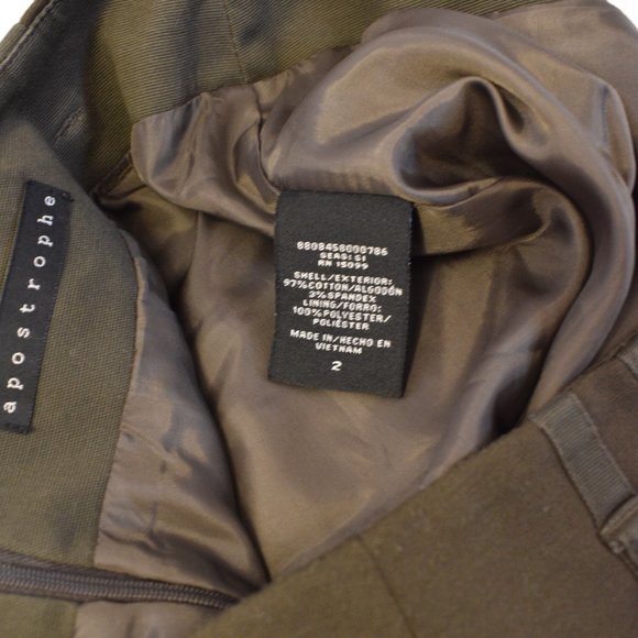 Military Green Mini Skirt - Picture 4 of 5